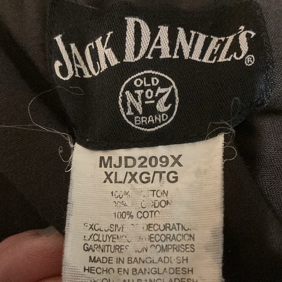 Wrangler black Jack Daniels button up shirt size XL/ XG/TG . - Picture 9 of 9